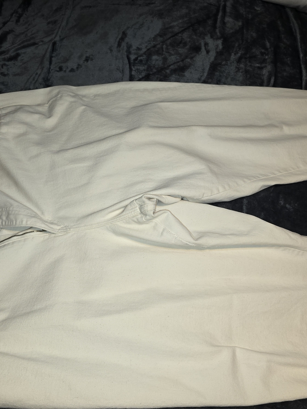 Venezia Women's Plus Cream Denim Jeans